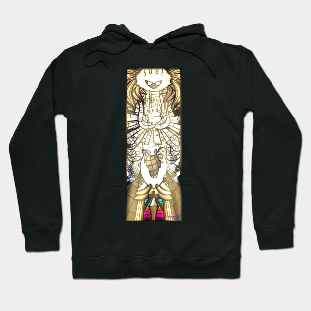 Agony of the hollow knight (stained glass only version) Hoodie by Quimser